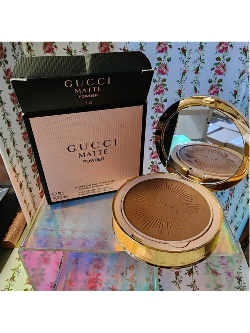 Gucci Matte Powder in shade 14 #gucci #matte